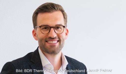 Im Bild Christian Sieg, Geschäftsführer der BDR-Thermea-Marken Remeha, Brötje und SenerTec, der die Beteiligung an der G.I. Holding kommentiert.