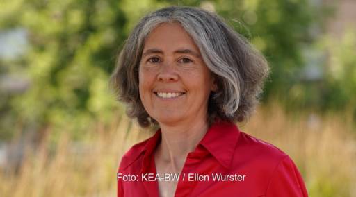 Im Bild Prof. Dr.-Ing. Martina Hofmann, die den Fachbereich Erneuerbare BW, bei der Klima- und Energieagentur Baden-Württemberg aufbauen soll.