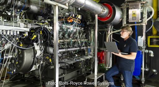 Rolls-Royce Power Systems entwickelt unter seiner Marke MTU einen Wasserstoffmotor für Stromaggregate und Blockheizkraftwerke.