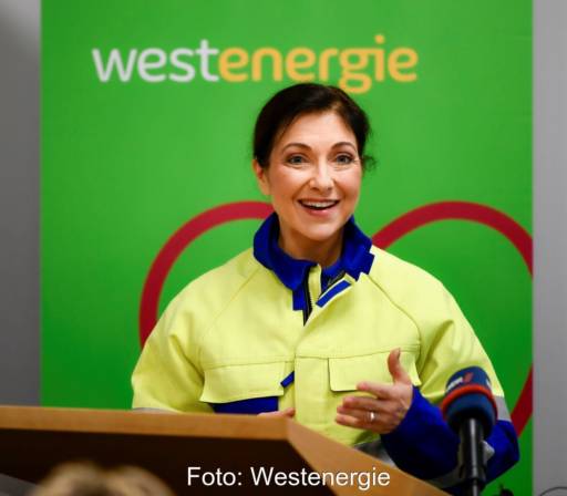 Halbportrait der Westenergie-Vorstandschefin Katharina Reiche.