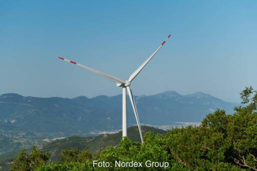 Windenergie-Anlage von Nordex