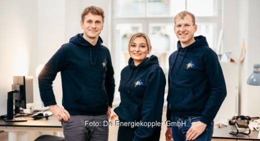 Im Bild das Gründer-Team von Die Energiekoppler.