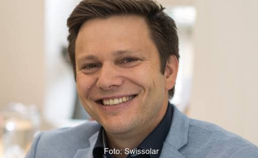 Im Bild ist Matthias Egli, der am 1. Mai seine Stelle als Geschäftsführer von Swissolar antritt.