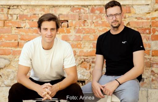 Im Bild die Gründer vom Climatetech-Start-up Annea Dr. Maik Reder und Marcel Frenzel.