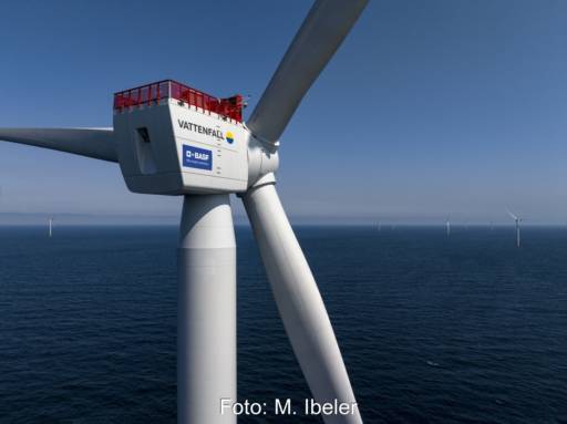 Windturbine in der Nordsee