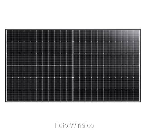 Schwarzes Glas-Glas-Modul von Winaico.