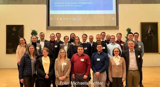 Im Bild die DFG- Forschungsgruppe, die sich mit dem Konzept „molekulare Solarthermiespeicher“ beschäftigt.
