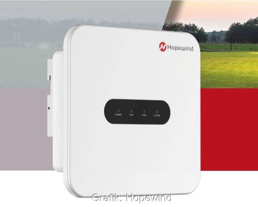 Im Bild ein Photovoltaik-Wechselrichter von Hopewind.