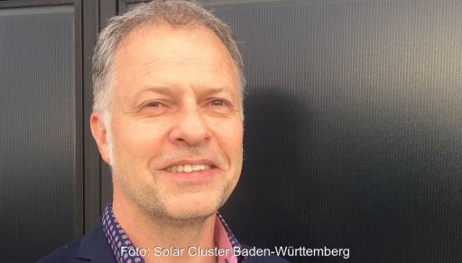 Im Bild Andreas Schlumberger, der neuer Geschäftsführer beim Solar Cluster Baden-Württemberg ist.