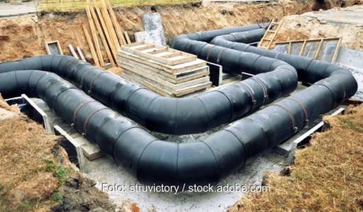 Im Bild eine Fernwärmeleitung als Symbol für die klimaneutrale Wärmeversorgung in Herzogenrath.