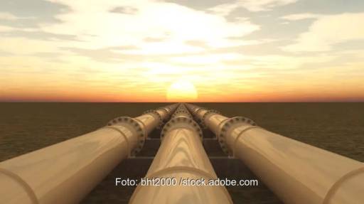 Im Bild eine Pipeline als Symbol für das Gesetz zur Wasserstoff-Netzentwicklungsplanung.