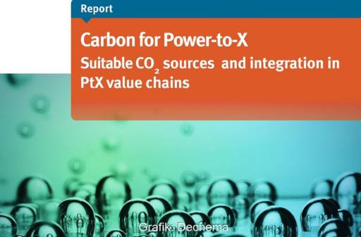 Im Bild ein Auszug aus dem Cover des Berichtes Carbon for Power-to-X