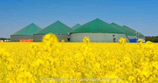 Im Bild eine Biogasanlage, die Systementwicklungsstrategie des BMWK ignoriert biogene Energieträger.