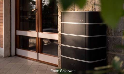 Im Bild der neue PV-Speicher Solarwatt Battery flex.
