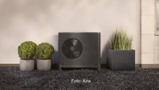 Im Bild eine der Wärmepumpen, die Aira im polnischen Beslau produziert.