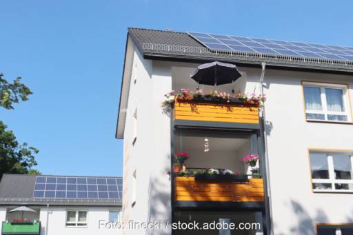 Mehrparteienhäuser mit PV-Anlagen - typischer Anwendungsbereich für eine gemeinschaftliche Gebäudeversorgung