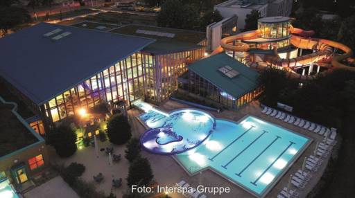 Im Bild das Erlebnisbad Wonnemar Wismar, das eine Photovoltaik-Anlage erhalten soll.