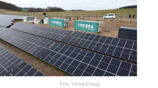 Im Bild der Hybrid-Solarpark in Wald-Michelbach.