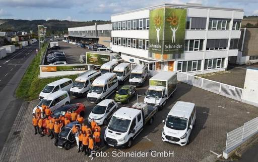 Im Bild das Firmengebäude von Scheider Solar.