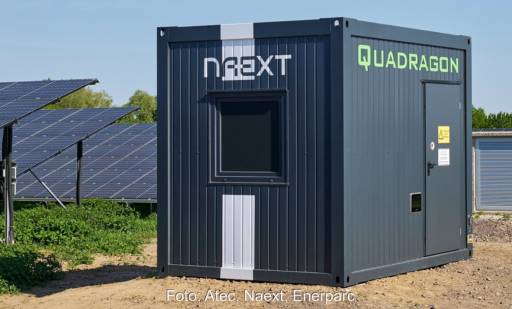 Im Bild der Stromspeicher Quadragon von Atec.