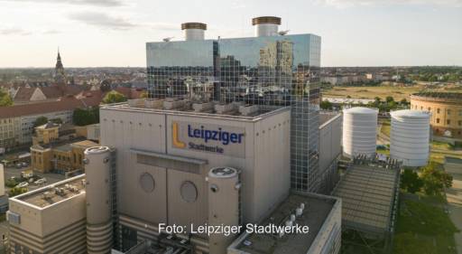 Im Bild das Gas- und Dampfturbinenkraftwerk in der Eutritzscher Straße der Leipziger Stadtwerke, das durch die Power-to-Heat-Anlage weniger arbeiten soll.