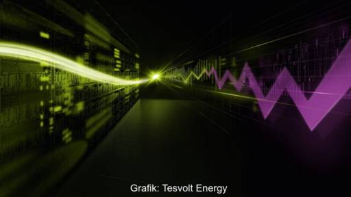 Im Bild eine symbolische Darstellung für den Energiehandel, den Tesvolt Energy organisiert.
