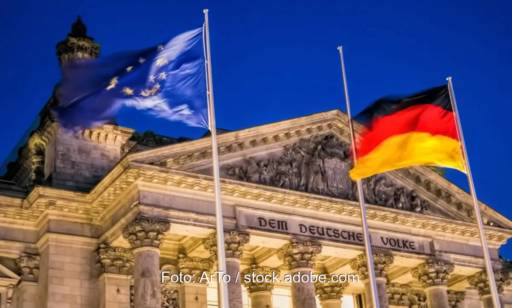 Im Bild der Bundestag, erneuerbare Energien sollten nach der Bundestagwahl im Fokus stehen.