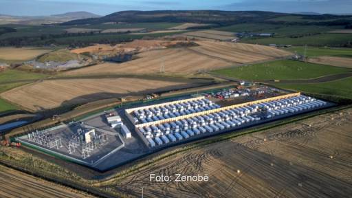 Im Bild der Batteriespeicher Blackhillock in Großbritannien.