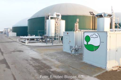 Biogasanlage mit Gasaufbereitung