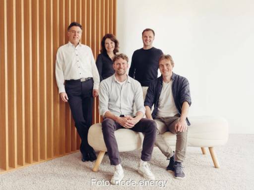 Die aus fünf Personen bestehende Geschäftsleitung der Node Energy.