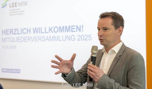 Im Bild Christian Vossler, neuer Geschäftsführer beim LEE NRW.