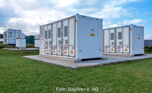 Speichermodule auf einer grünen Wiese