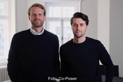 Foto zeigt die beiden Gründer von Co-Power: Kilian Zedelius und Jan Krüger
