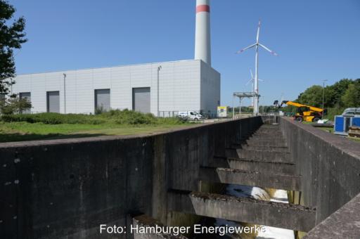 Der Zulauf des Abwassers für die Großwärmepumpe am Klärwerk Hamburg