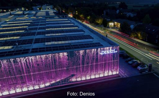 Firmenzentrale von Denois, das Unternehmen fertigt Raumsysteme für Lithium-Ionen-Batterien.