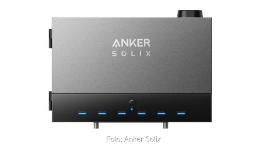 Der Photovoltaik-Batteriespeicher Solarbank Multisystem von Anker Solix.