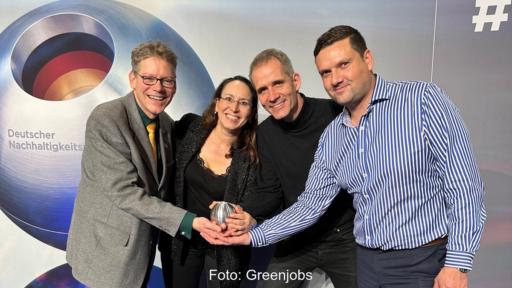Das Team der Online-Jobbörse Greenjobs.