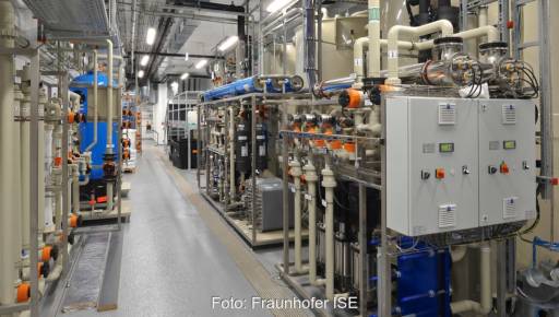 Im Bild ein Labor mit energieintensiven Prozessen. Das Fraunhofer ISE will mit einem Energiemanagement Energie einsparen.