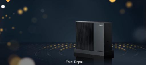 Wärmepumpe mit Schriftzug Enpal
