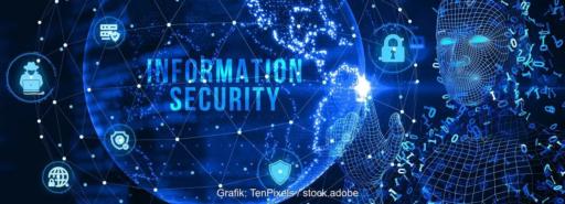 Computergrafik zur Illustration von Cybersicherheit, BSI-Portal für NIS-2-Registrierung freigeschaltet.