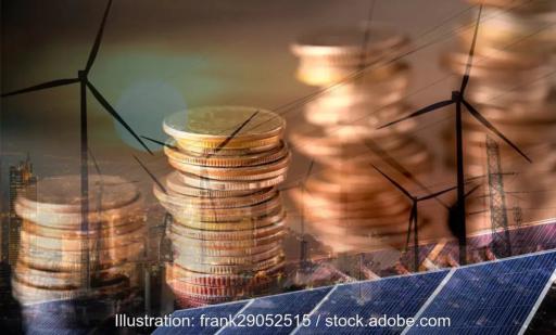 Geldmünzen, Photovoltaik-Module und Windenergieanlagen, Stromerzeuger sollen künftig Einspeisenetzentgelte zahlen, das schlägt die Bundesnetzagentur im AgNes-Verfahren vor.