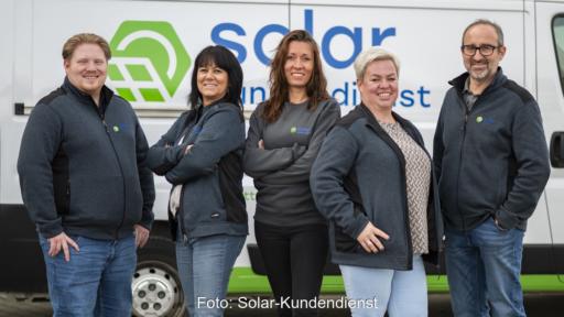 Das Team von der Solar Kundendienst GmbH, der Nachfolgerfirma vom Photovoltaik-Installateur ESS Kempfle.