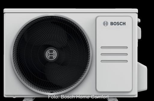 Ein Klimagerät von Bosch, diese Klimageräte gibt es nun auch beim Photovoltaik-Großhändler IBC Solar.