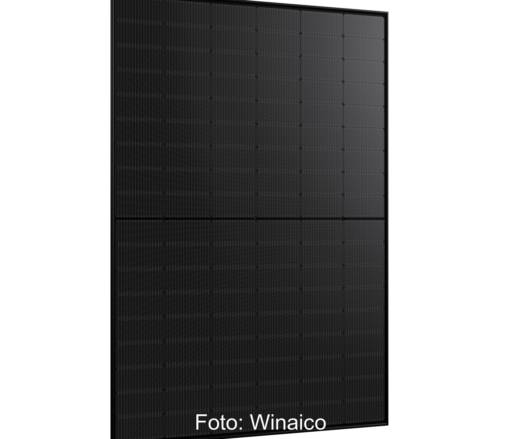 Schwarzes Solarmodul