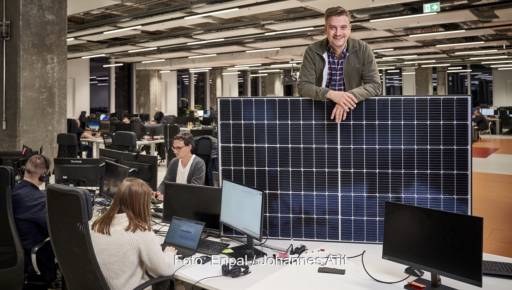 Im Bild ist Mario Kohle, Gründer von Enpal, der die Kaufoption für Photovoltaik-Anlagen als sehr kundenfreundlich einschätzt.
