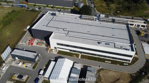 Im Bild das im Bau befindliche FFB PreFab in Münster, der Energieverbrauch von Batteriezellfabriken ist eine relevante Größe.