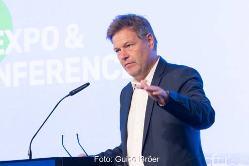 Robert Habeck Rede auf der Windenergy 22 Hamburg